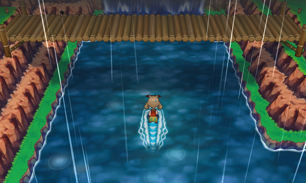 Heading towards the Feebas fishing spot / Pokémon Omega Ruby and Alpha Sapphire