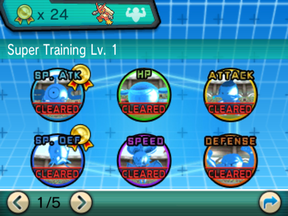 The Lv. 1 training courses. / Pokémon Omega Ruby and Alpha Sapphire
