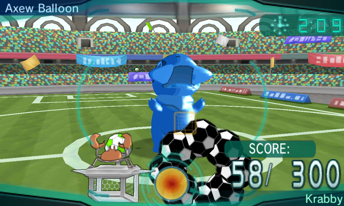 Dodging an attack in Super Training. / Pokémon Omega Ruby and Alpha Sapphire