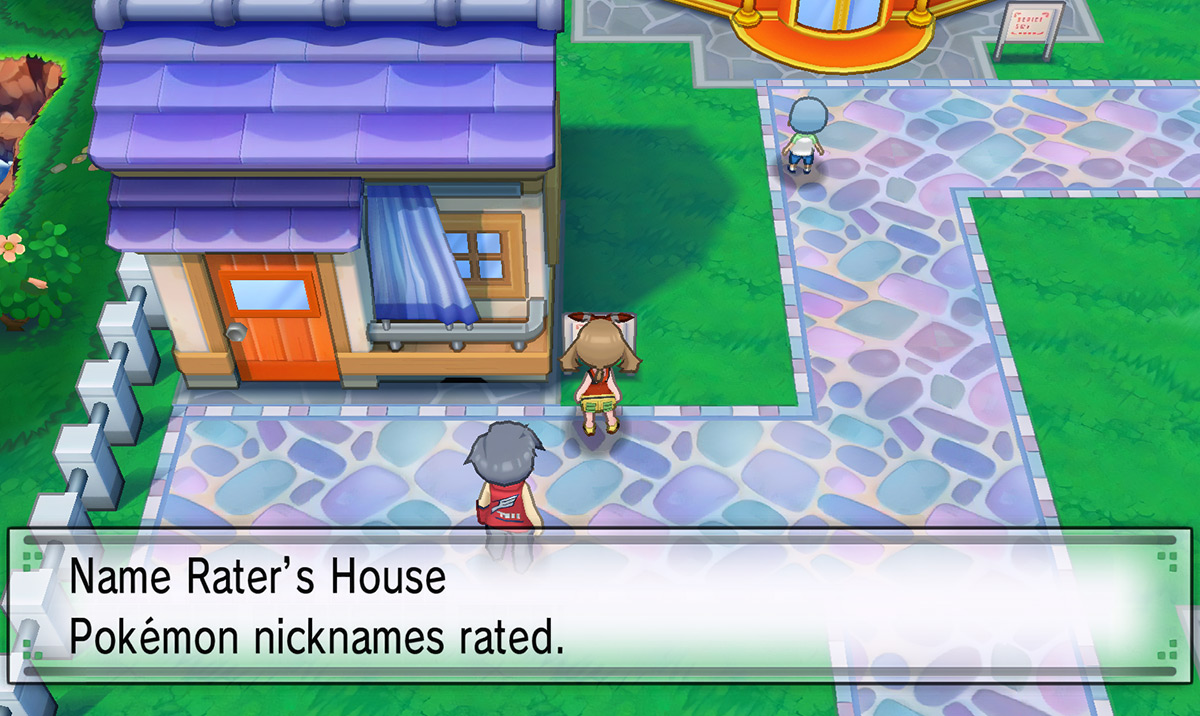 Outside Name Rater's house / Pokémon Omega Ruby and Alpha Sapphire