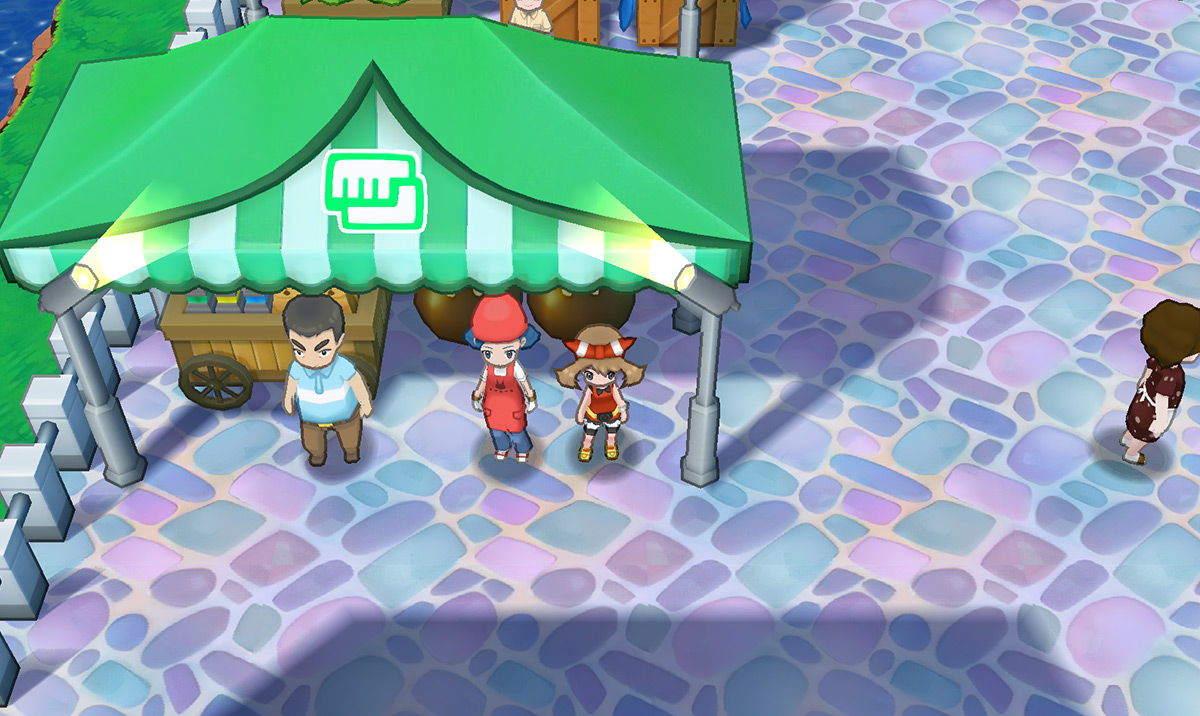 Standing beside the EV Checker / Pokémon Omega Ruby and Alpha Sapphire