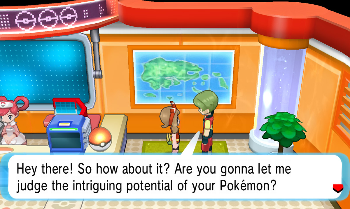 Talking to the IV Judge / Pokémon Omega Ruby and Alpha Sapphire