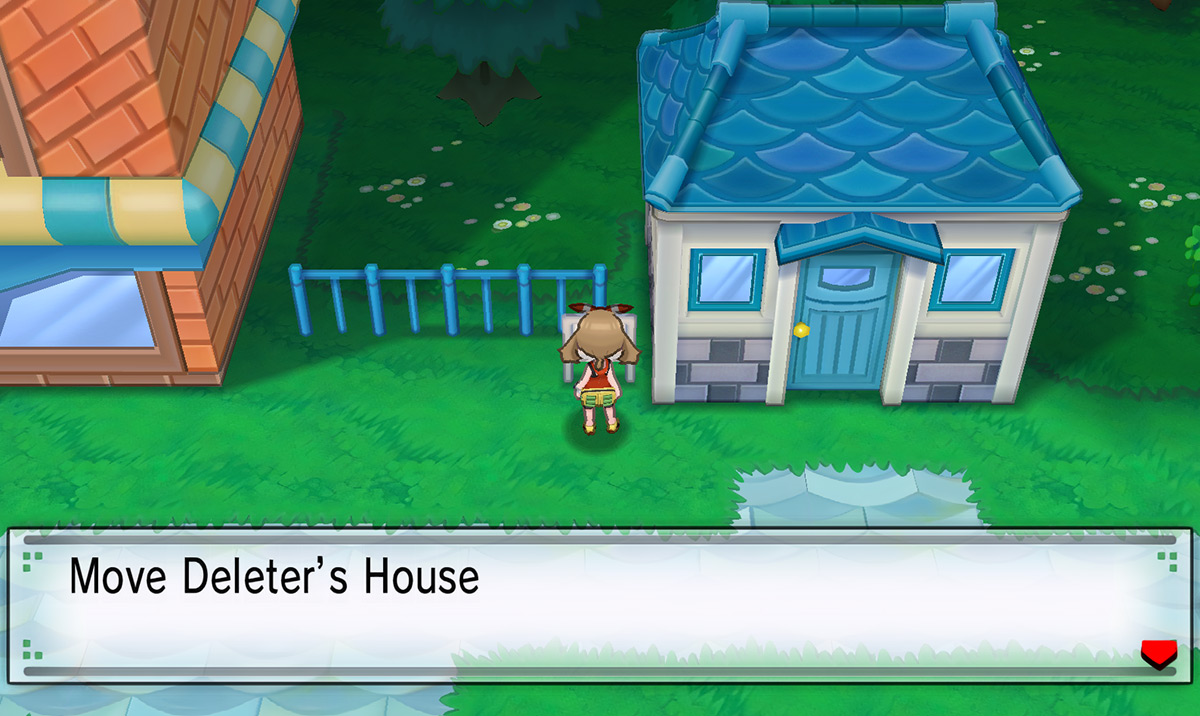 Outside the Move Deleter's house / Pokémon Omega Ruby and Alpha Sapphire