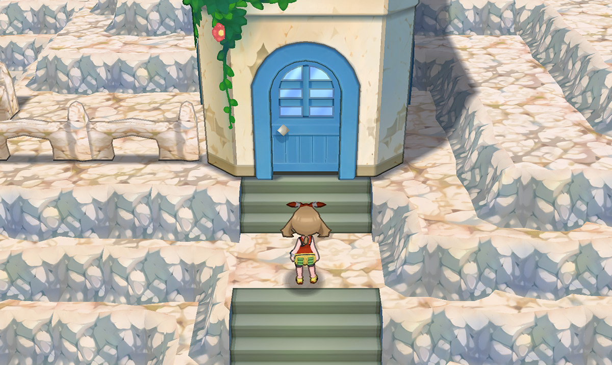 Outside the elderly couple's house / Pokémon Omega Ruby and Alpha Sapphire