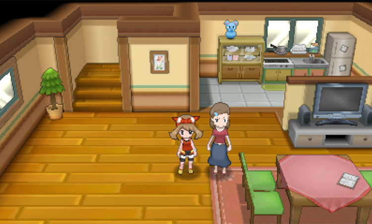 Inside the player’s house