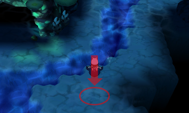 The Pixie Plate’s precise location.