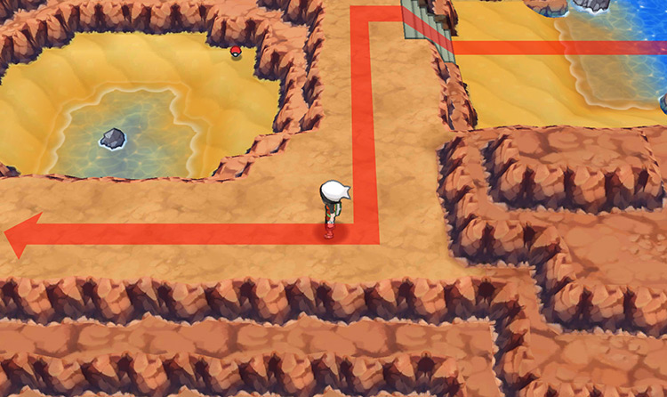 An island on Route 124.
