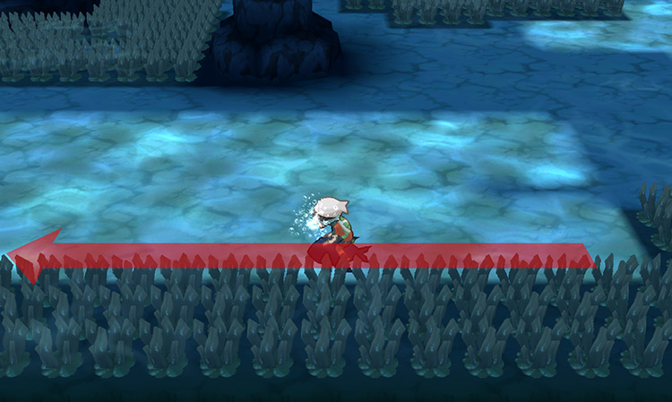 Diving on Route 129.