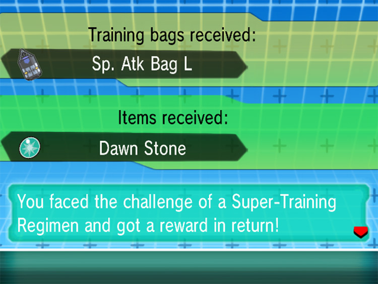 Obtaining a Dawn Stone from Secret Super Training