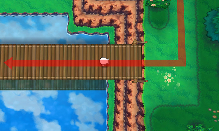 Crossing the second bridge