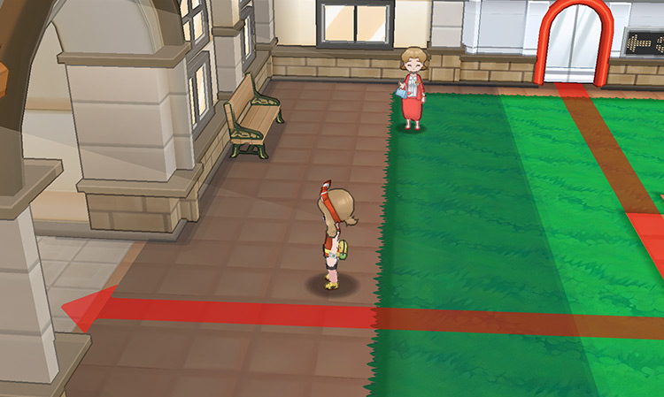 Outside Mauville City’s Pokémon Center / Pokémon ORAS