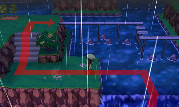 Moving away from the waterfall on Route 119.