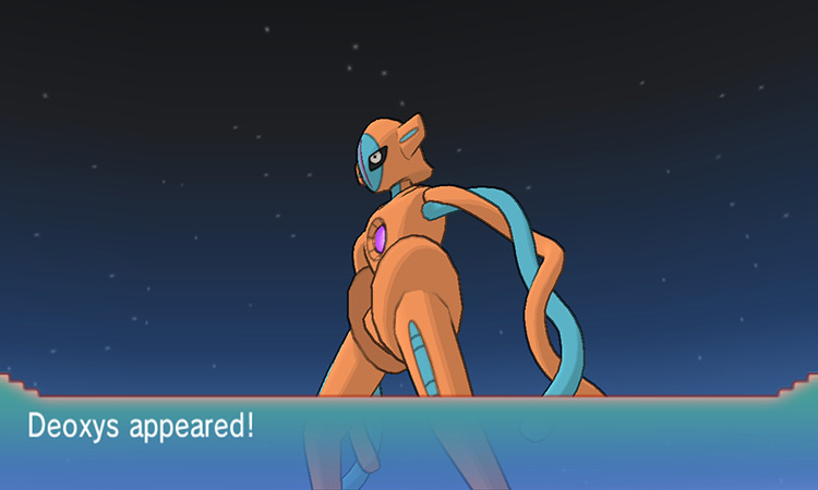 Battling Deoxys to conclude the Delta Episode
