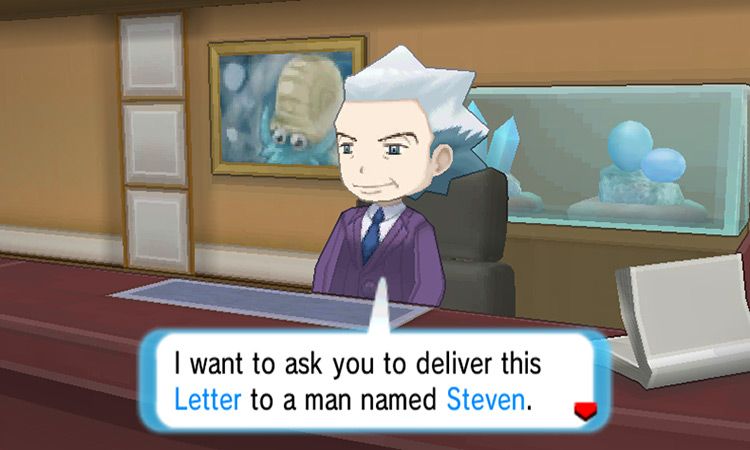 Receiving the Letter to Steven from Mr. Stone