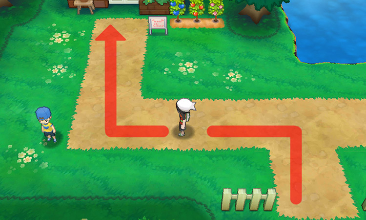 Heading to the flower shop on Route 104