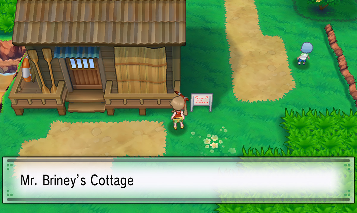 Outside Mr. Briney’s Cottage / Pokémon Omega Ruby and Alpha Sapphire