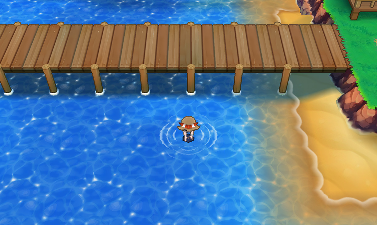 Surfing on Route 104 - South / Pokémon Omega Ruby and Alpha Sapphire
