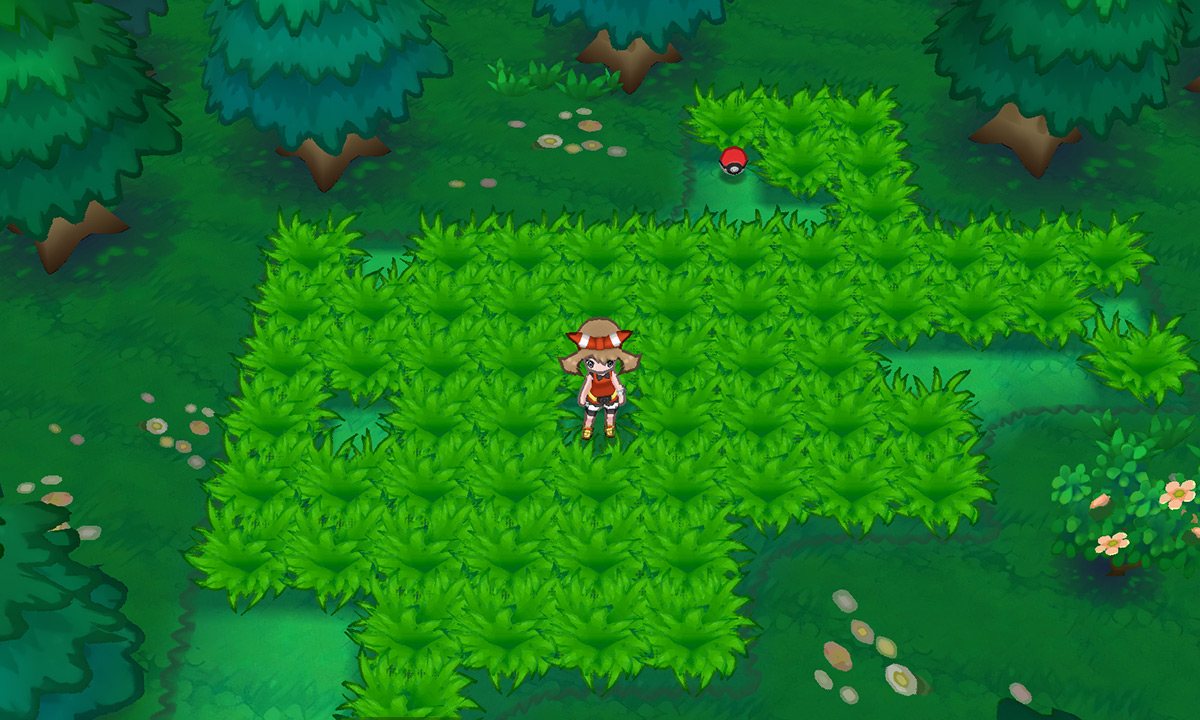 Tall Grass on Route 104 - North / Pokémon Omega Ruby and Alpha Sapphire