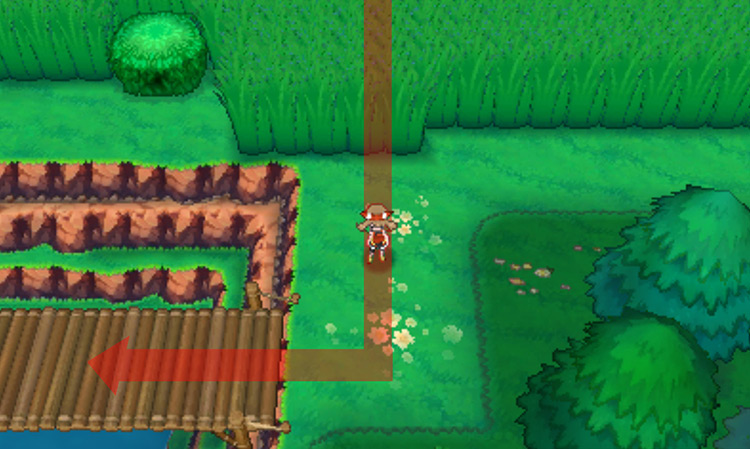 The bridge where Steven is on