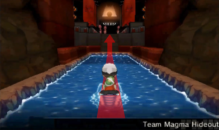Team Magma Hideout entrance