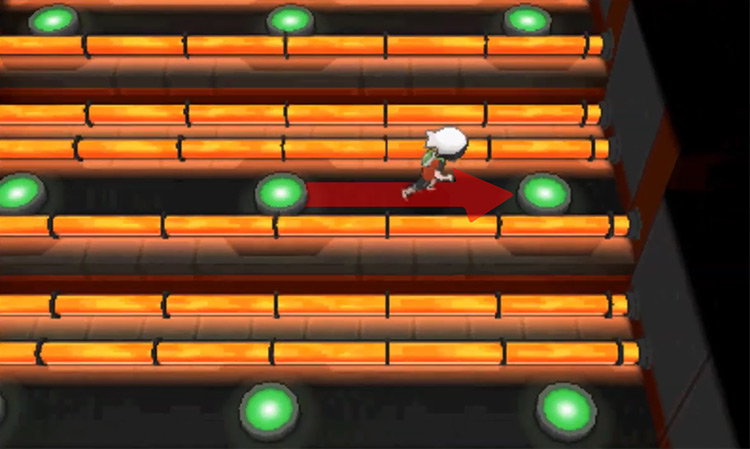 The seventh warp tile you need to use