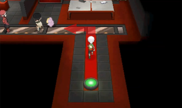 Inside Magma Leader Maxie’s quarters