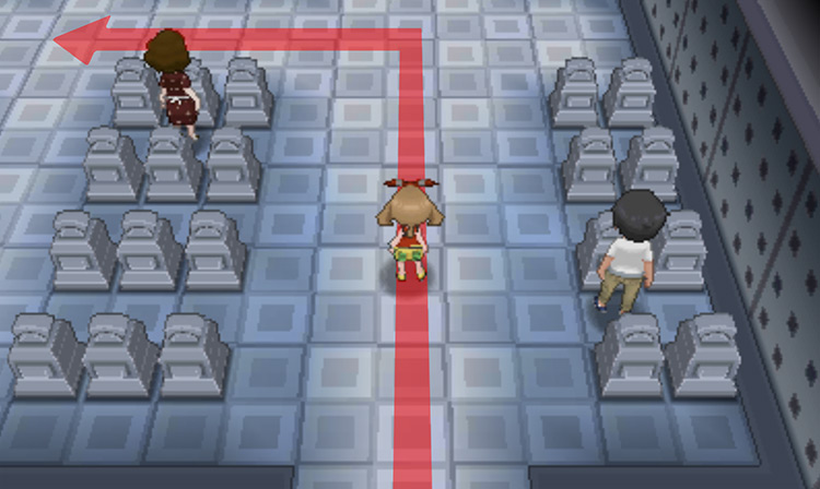 Inside the first floor of Mt. Pyre