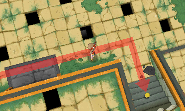 The location of TM18 Rain Dance