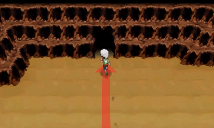 Cave entrance to the first room in Seafloor Cavern