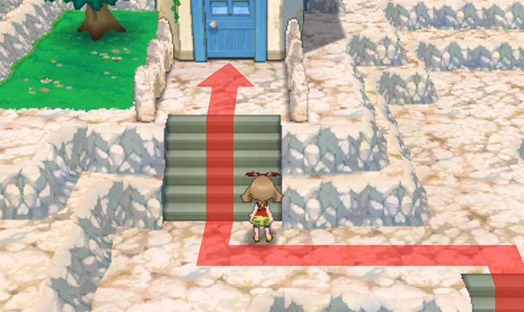 Outside the Black Belt’s house