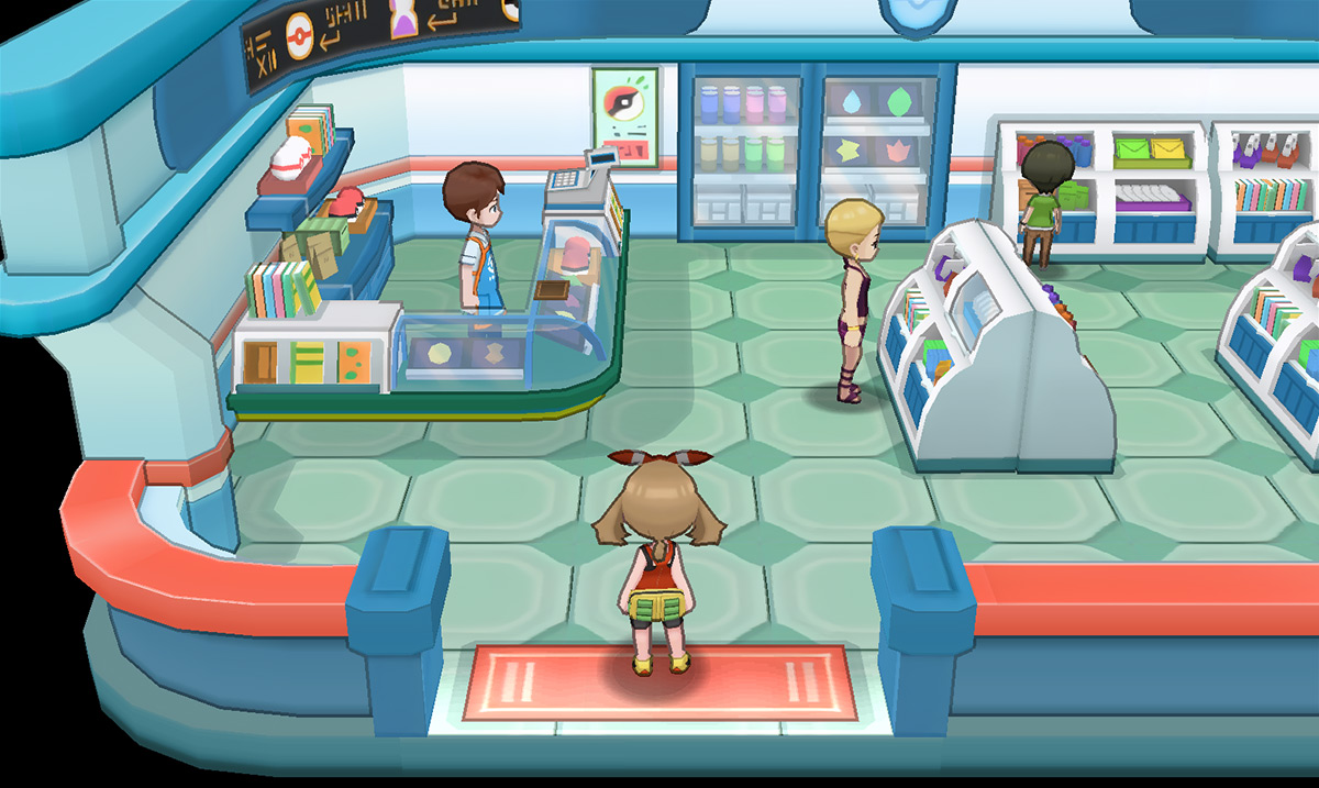 Inside Petalburg’s Poké Mart