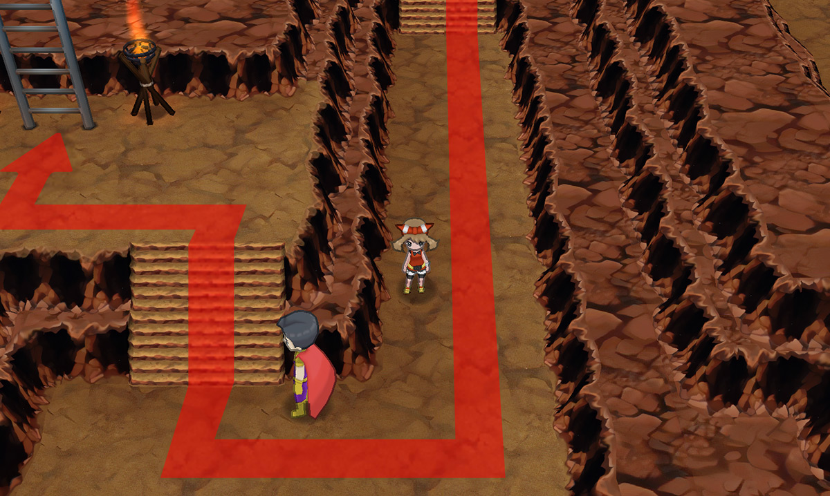 Ladder nearby a Dragon Tamer