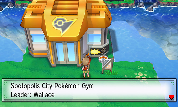 Outside the Sootopolis City Gym / Pokémon ORAS