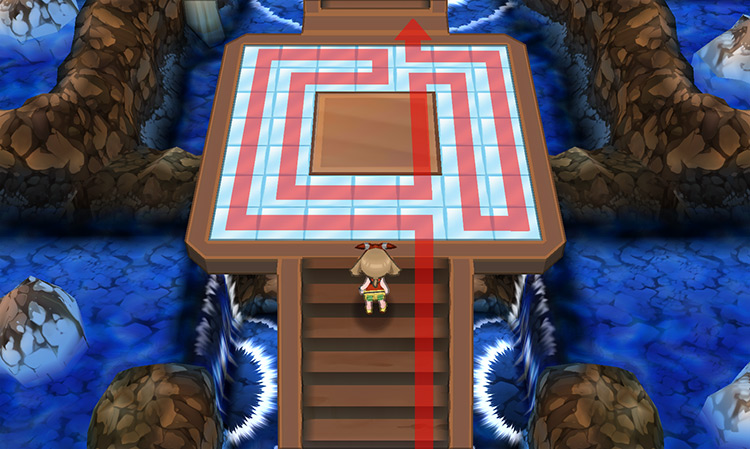 The second ice tile puzzle / Pokémon ORAS