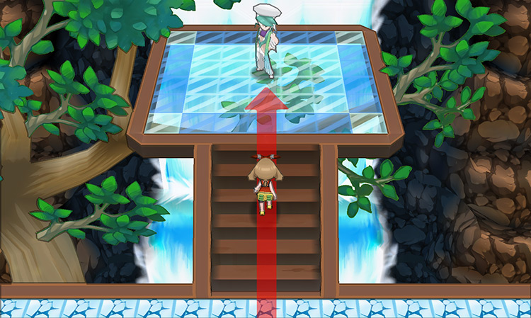 Approaching Gym Leader Wallace / Pokémon ORAS